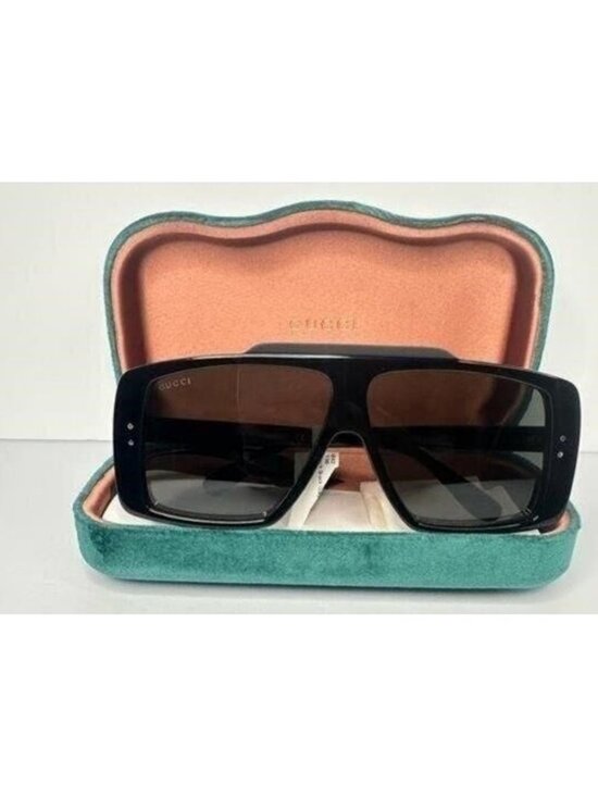 ? - Authentic Gucci Grey Shield Unisex Sunglasses GG1369S 001 main image 6